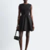 Plissiertes Minikleid