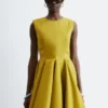 Plissiertes Minikleid