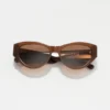 Polarisierte Cat-Eye-Sonnenbrille aus Acetat