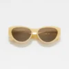 Polarisierte Cat-Eye-Sonnenbrille aus Acetat