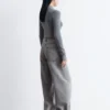 Polo-Shirt aus Merinowolle mit Rippstrick