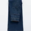 Press-Crease-Jeans mit ausgestelltem Bein