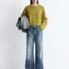 Pullover aus Kaschmir und Baumwolle