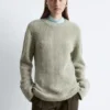 Pullover aus Merinowolle mit Akzentstichen