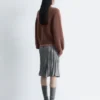 Pullover mit Ballonärmeln aus Alpaka-Mischung