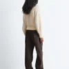 Pullover mit Ballonärmeln aus Mohair-Mischung