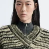 Pullover mit V-Ausschnitt aus Mohair-Mischung