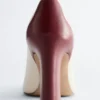 Pumps aus Leder mit Farbblöcken