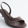 Riemchen-Ledersandalen