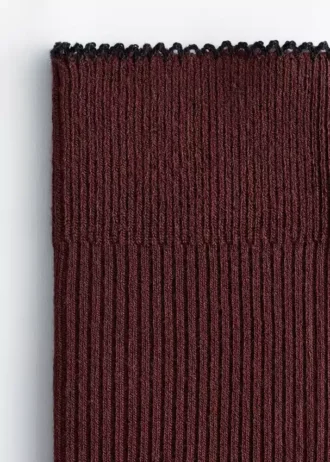 Rippstrick-Socken