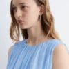 Ärmelloses Minikleid mit Rüschen