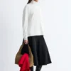 Rollkragenpullover mit Dolman-Ärmeln