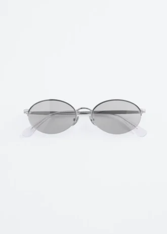 Runde Sonnenbrille mit Drahtgestell