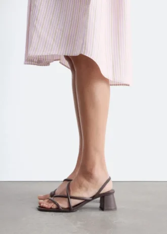 Sandalen mit Riemchen und Blockabsatz