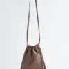 Satin-Kordelzugtasche