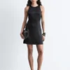 Satin-Minikleid