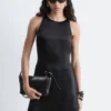 Satin-Minikleid