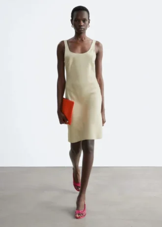 Satin-Slip-Minikleid