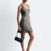 Satin-Slip-Minikleid