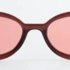 Schlanke Sonnenbrille mit ovalem Rahmen