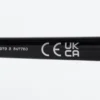Schlanke Sonnenbrille mit ovalem Rahmen