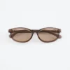 Schmale rechteckige Sonnenbrille