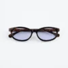 Schmale rechteckige Sonnenbrille