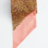Schmaler Seidenschal mit Druck