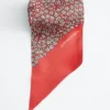 Schmaler Seidenschal mit Druck