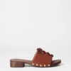 Schnür-Clog-Sandalen