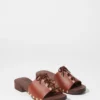 Schnür-Clog-Sandalen