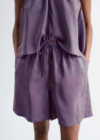 Seiden-Shorts mit Kordelzug