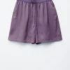 Seiden-Shorts mit Kordelzug