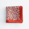 Seidenschal mit Blumenmuster