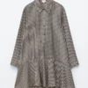 Shirtkleid mit tiefem Taillenbund
