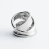 Skulpturaler Doppelwickelring