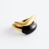 Skulpturales 2er-Ring-Set