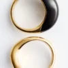 Skulpturales 2er-Ring-Set