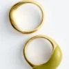 Skulpturales 2er-Ring-Set