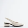 Slingback-Sandalen aus Nappaleder