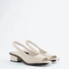Slingback-Sandalen aus Nappaleder