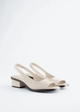 Slingback-Sandalen aus Nappaleder