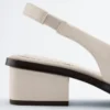 Slingback-Sandalen aus Nappaleder