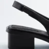 Slingback-Sandalen aus Nappaleder