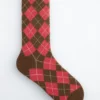 Socken mit Harlekin-Muster