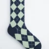 Socken mit Harlekin-Muster