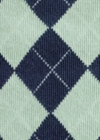 Socken mit Harlekin-Muster