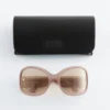 Sonnenbrille mit übergroßem ovalem Rahmen