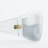 Sonnenbrille mit markantem ovalem Rahmen