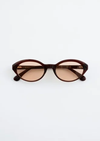 Sonnenbrille mit ovalem Rahmen